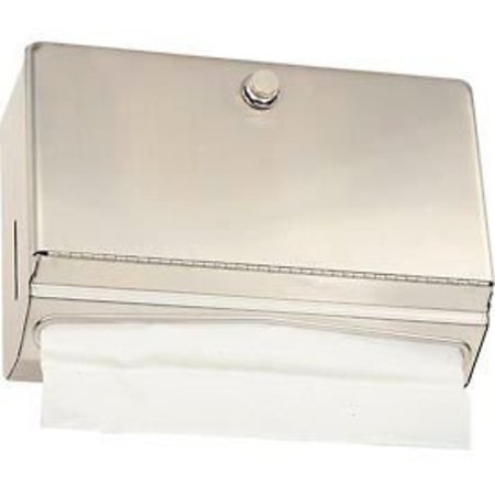 BOBRICK Bobrick ClassicSeries Horizontal Folded Paper Towel Dispenser, Stainless Steel B-2621